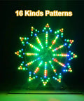 7 Color Ferris Wheel Soldering Practice Kit Rotating LED Electronics DIY Project For Kids And Students glowing pattern display