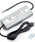 Beefy 60W LED Driver Power Supply 24V DC 2.5A Waterproof Ultra Slim Transformer with wires and aluminum casing
