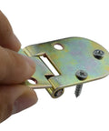 Two Pack Metal Flush Hinges 180 Degree Cabinet Hinges With Screws, semicircle decorative door hinge, hand holding hinge
