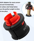 Pro Grade 14 Piece Universal Fork Seal Driver Tool Kit with carbon steel body and plastic adapters for various fork sizes