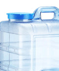 Close-up of the Camping Water Jug With Lid 20L Easy Pour Handle And Wide Mouth Large Opening Portable Water Storage Carrier