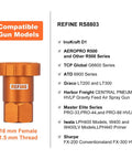 Heavy Duty M16x1.5 Thread Spray Gun Cup Adapter Smooth Gravity Feed Paint Sprayer Fitting for various models