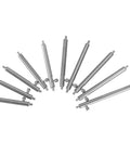 No Tool Quick Release Stainless Steel Watch Strap Spring Bars Kit, 100 Pcs Mixed Sizes 14mm To 24mm For Metal Watch Bands