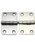 180 Degree Load Bearing Equipment Door Hinge 304 Stainless Steel Flat Open Folding Beefy Buffed Finish Heavy Duty Security Gate Hinge