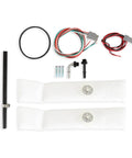 High Flow Heavy Duty Dual 450 Lph In Tank Fuel Pump Assembly Drop In Swap For 1998 Through 2002 Chevy Camaro And Pontiac Firebird E85 Ready With Integrated Sender components including hoses and wires.