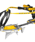 Air Tech Light 12 Point Aluminum Mountaineering Crampons With New Classic EVO Binding For Glacier Travel Ski Touring And Ice Climbing