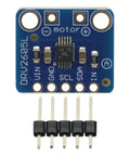 Front view of Dope Tiny Motor Driver Module Buzzer And Vibration Controller Board For Haptic Feedback with DRV2605L chip and pins