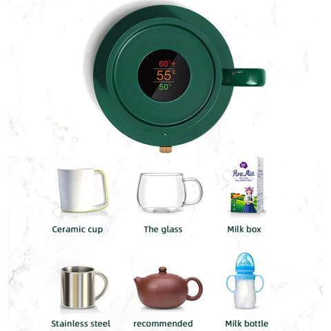 Smart Thermostatic Usb Coffee Mug Warmer Set To Keep Your Daily Brew Hot And Smooth Without Any Cold Cup Vibes Electric Heater Coaster.