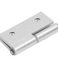Heavy Duty Aluminum Door Hinges for Cabinets and Furniture Featuring Slick Resin Bushings High Hardness Construction for Ridiculous Durability and Zero Friction Motion in Every Swing Set of 2 - close up view.