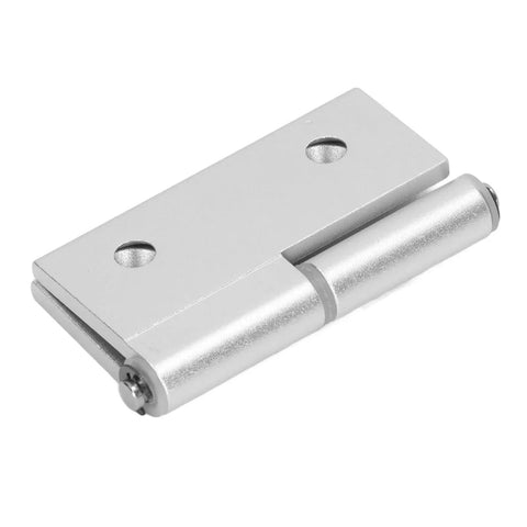 Heavy Duty Aluminum Door Hinges for Cabinets and Furniture Featuring Slick Resin Bushings High Hardness Construction for Ridiculous Durability and Zero Friction Motion in Every Swing Set of 2 - close up view.