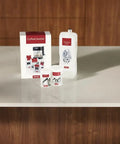 Descaling Powder For Washing Machines And Dishwashers Heavy Duty Limescale Buster Gentle Formula on countertop display