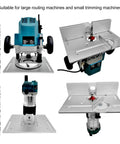 Dead On Aluminum Router Table Insert Plate Engineered For Quick Flip Swaps and Zero Hassle Miter Tracking for routers and trimmers.
