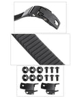 Durable Inline Roller Skate Straps Kit With Screws And Buckle Replacement Repair Accessories For Shoes Easy To Install With Screwdriver Or Drill