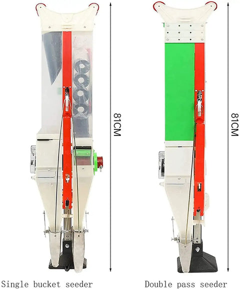 Dual Handheld Seeder And Planter Tool For Home Garden Easy Transplanter For Seedlings Broadcast Peanuts And Soybeans comparison