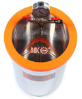 Knockout Suction Smooth As Butter 5 Gallon Vacuum Chamber With Tempered Glass Lid and gauge on top for epoxy resin and lures.