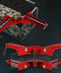 Pro Grade 90 Degree Corner Clamps For Woodworking Right Angle Clamp Set Of 4 securing glass panels at perfect right angles.