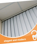 Vertical blinds with 40 Pack Plastic Curtain Hooks for Shower and Window Drapery, Silent Glide and Flexible Compatibility.