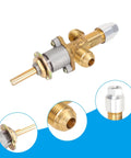 Flame Failure Safety Valve Kit For Gas Fire Pits And Outdoor Fireplaces With Thermocouple And Bakelite Knob Includes Plug And Play