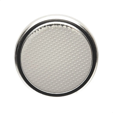 Close-up of Heavy Duty CR1632 3V Lithium Coin Cell Battery with smooth surface for reliable power in watches and remotes.