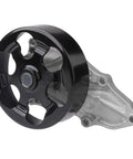 Professional Water Pump Kit With Gasket for 2.4L engine, features black pulley and silver housing, ideal for Acura TSX, Honda Accord.
