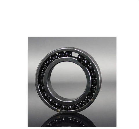 Two Piece High Temp Thin Section Ball Bearing 6812 60x78x10mm showing dark balls and metal casing for heavy duty power transmission.