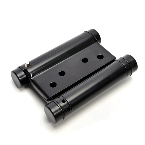 Black 4 Pack Double Action Spring Hinges Self Closing For Saloon Cafe Pub Swing Doors 201 Stainless Steel Durable Hinges