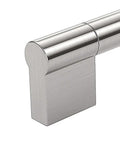 Avellino Collection Slick Brushed Nickel Cabinet Handle 11 3 8 Inch Center To Center Bar Pull for Kitchen Cabinets close-up