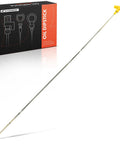 Engine Oil Dipstick For Dodge Ram V8 5.7L And 6.4L stainless steel with yellow handle and packaging in background