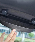 Car Sunglasses Case With Velvet Lining That Fits Chery Tiggo Fulwin A1 A3 Qq E3 E5 G5 V7 And Emgrand EC7 EC7 RV EC8 SUVs, open view.
