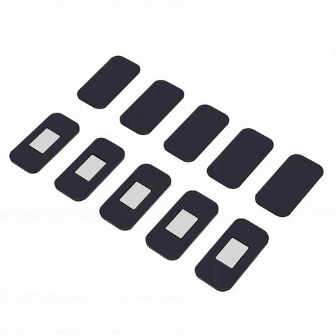 Magnetic Cabinet Door Catch Kit With Adhesive Mount 20 Stainless Steel Drawer Latches for no drill secure closure