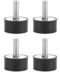Badass Heavy Duty Rubber Vibration Isolator Mounts Kit featuring four M8 X 23 Millimeter shock absorbing bobbins for engine stabilization.