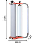 Manual Stretch Film Dispenser That Makes Wrapping A Breeze With Adjustable Torque Clamps For Easy Pallet Wrapping Fits 157mm Film Core 500mm Wide Ideal For Supermarkets Fruit Shops Hotels And Home Use, dimensions 590mm x 300mm x 130mm