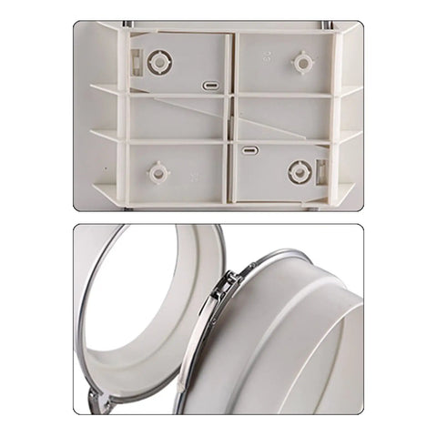 Heavy Duty Tubular Exhaust Ventilation Fan With All Copper Motor 110V base and metal mounting clips for easy installation