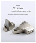 Set Of 2 Sturdy Zinc Alloy Cabinet Shelf Clips With Adjustable Clamp Fits Wood Laminate Cabinets Minimalist Design