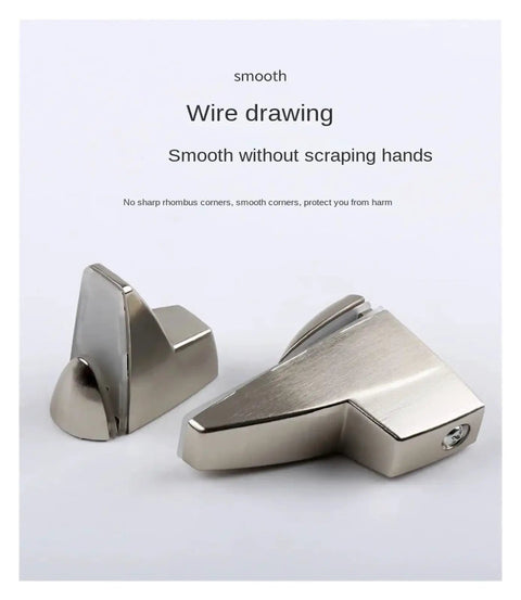 Set Of 2 Sturdy Zinc Alloy Cabinet Shelf Clips With Adjustable Clamp Fits Wood Laminate Cabinets Minimalist Design