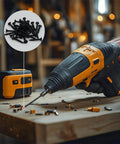 Installation of Beefy Heavy Duty Drywall Screws 7 x 1 Inch Coarse Thread Phillips Bugle Head Self Tapping Screws Black Phosphate Coated