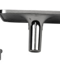Heavy Duty Cast Aluminum Electronic Drum Module Mount With Four Hole Universal Fit Screws Included And Seven Eighths Inch Post