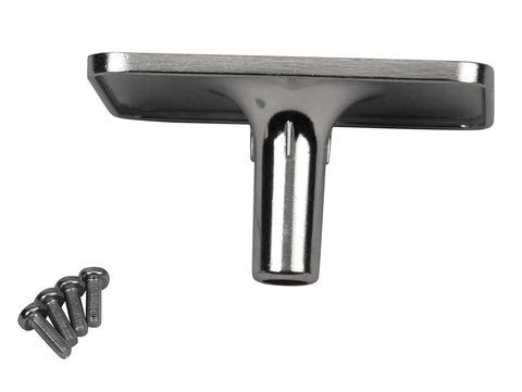 Heavy Duty Cast Aluminum Electronic Drum Module Mount With Four Hole Universal Fit Screws Included And Seven Eighths Inch Post