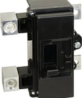 QOM2200VH Bolt On Circuit Breaker 200 Amp 2 Pole For QO And Homeline Panels, black with silver terminals, front view