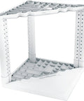 Sturdy Corner Tool Rack Storage For Home Garage And Closet That Holds Up To 35 Tools Like Mops Brooms Towels Dust Pans And Squeegees