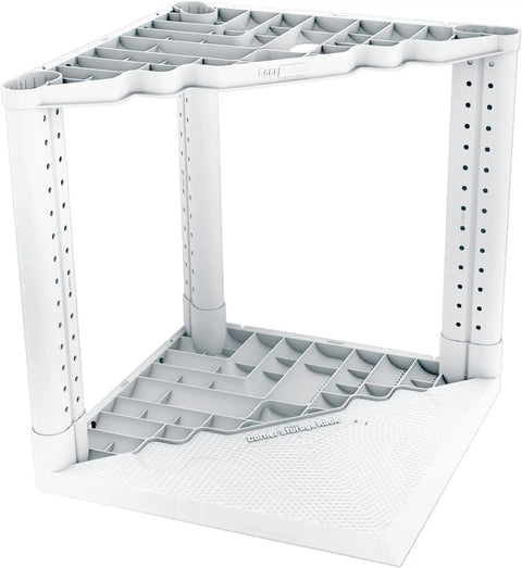 Sturdy Corner Tool Rack Storage For Home Garage And Closet That Holds Up To 35 Tools Like Mops Brooms Towels Dust Pans And Squeegees