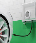 Heavy Duty EV Charger Enclosure Box Featuring Tough As Nails Cold Rolled Steel Design For Garage And Driveway Use Includes All Weather Armor Universal Fit.