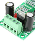 Close-up of 0-10V Signal Isolation Module showing input connectors and capacitors for PLC and MCU applications.