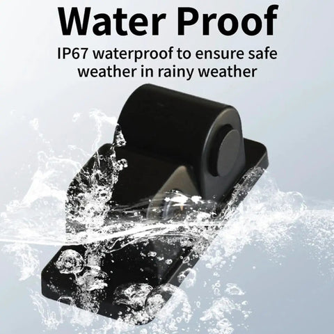 2 In 1 Backup Cam And Parking Sensor Kit With Waterproof HD Reversing Cam Rear View Display And Sound Alarm tested for water resistance