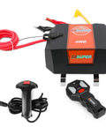 Zesuper 12V Electric Winch Control Box Solenoid Relay Kit For 8000-17000 Lb Winches with handheld and wireless remote in kit.