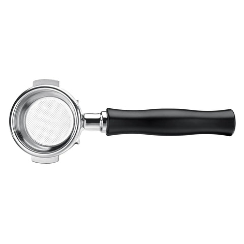 Two Cup 58mm Double Spout Portafilter With Basket For E61 And Flair 58 Espresso Machines Anodized Aluminum Handle Fits ECM Rocket