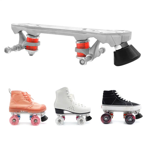 Quad Roller Skate Plate Upgrade For Two Row And Four Wheel Setups Easy Install Skating Bracket For Shoes Modification And Stability