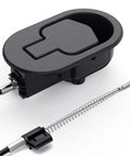 Heavy Duty Recliner Handle And Pull Cable Kit For Repairing Worn Out Sofas And Sectionals With No Sweat Setup And Sweet Smooth Glide that includes lever and pull wire.