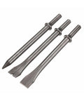 Heavy Duty Air Hammer Kit With 3 Long Bits For Punching And Chipping Metal Perfect For Auto Repair And Construction Jobs Where You Need Serious Power And Precision, three steel bits