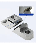 Heavy Duty Vise With One Way Side Clamp For Cnc Milling Machine parts showing precision design, made from #45 steel for secure gripping.